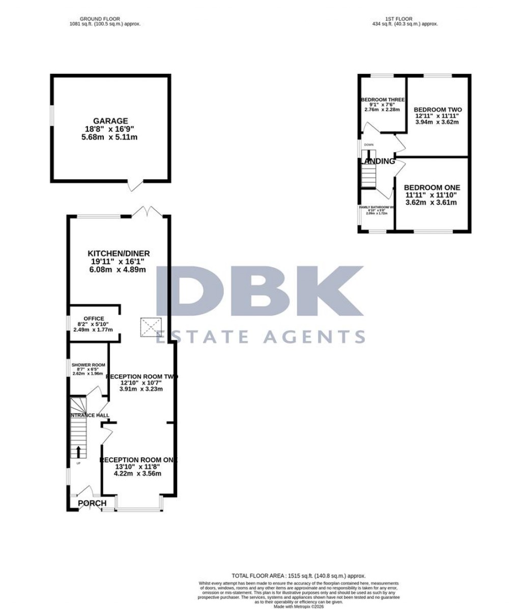 Floorplans For Heathdale Avenue, Hounslow, TW4
