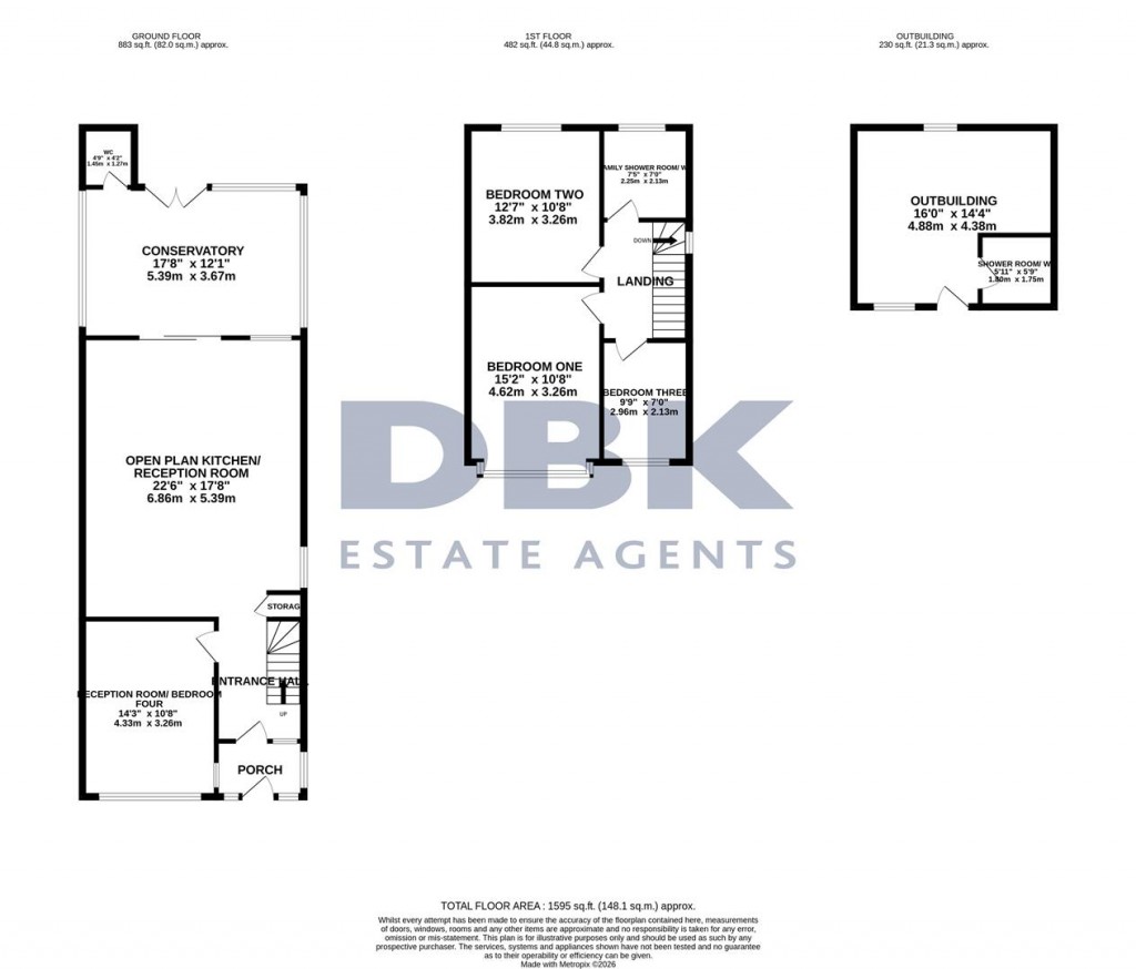 Floorplans For Penderel Road, Hounslow, TW3