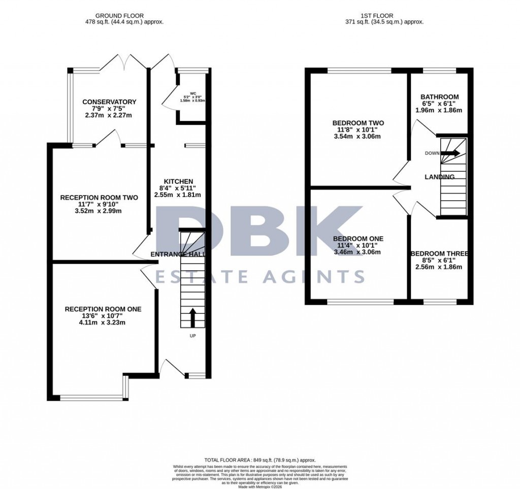 Floorplans For Wareham Close, Hounslow, TW3
