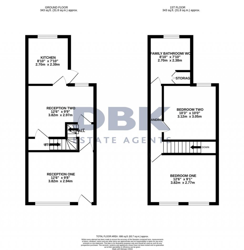 Floorplans For Inverness Road, Hounslow, TW3