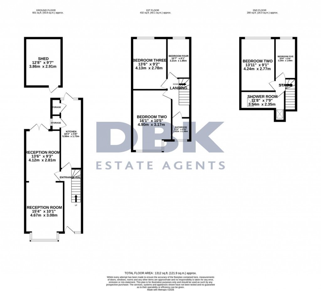 Floorplans For Cromwell Road, Hounslow, TW3