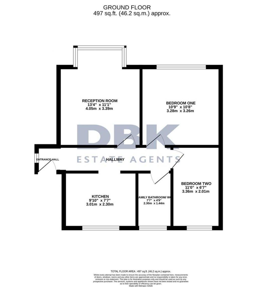 Floorplans For Alfred Road, Feltham, TW13