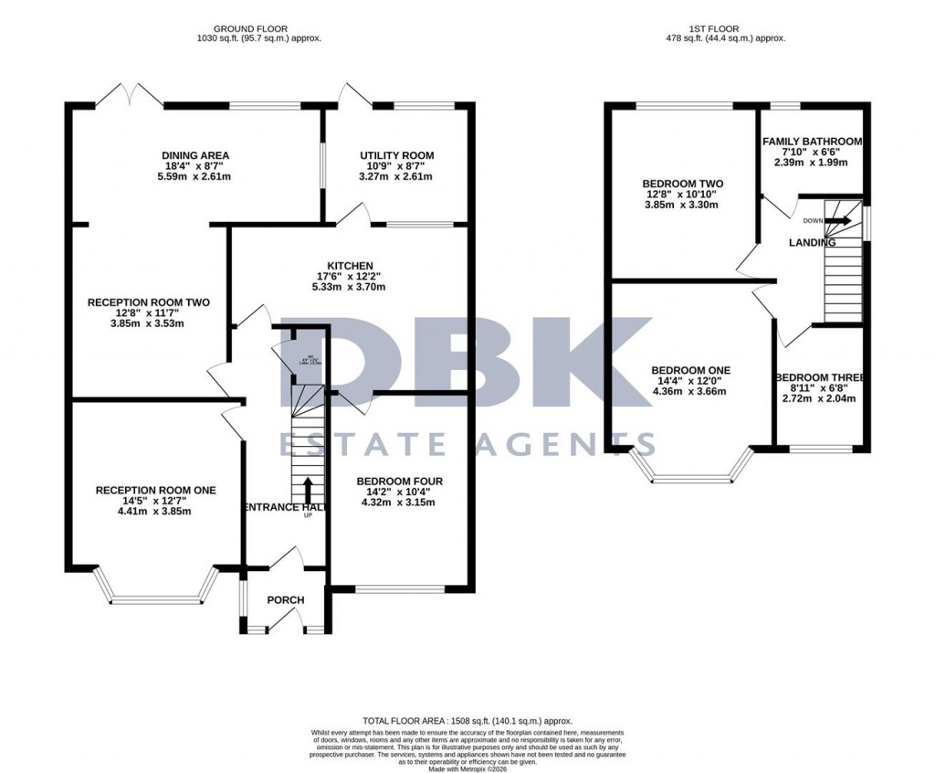 Floorplans For Minterne Avenue, Norwood Green, UB2