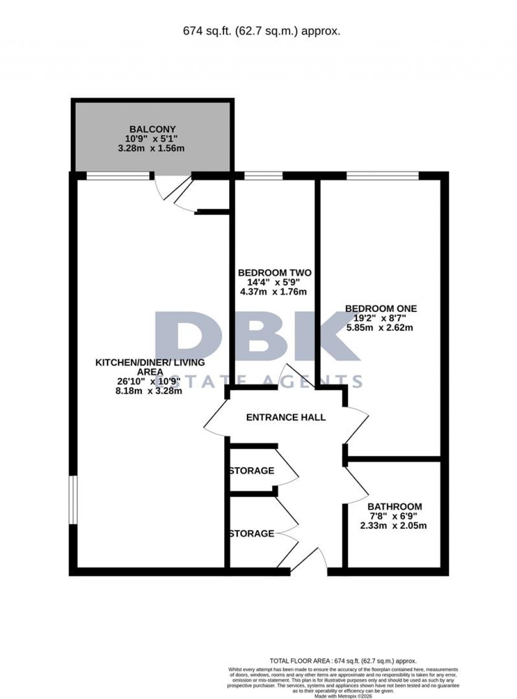 Floorplans For Salisbury Road, Southall, UB2