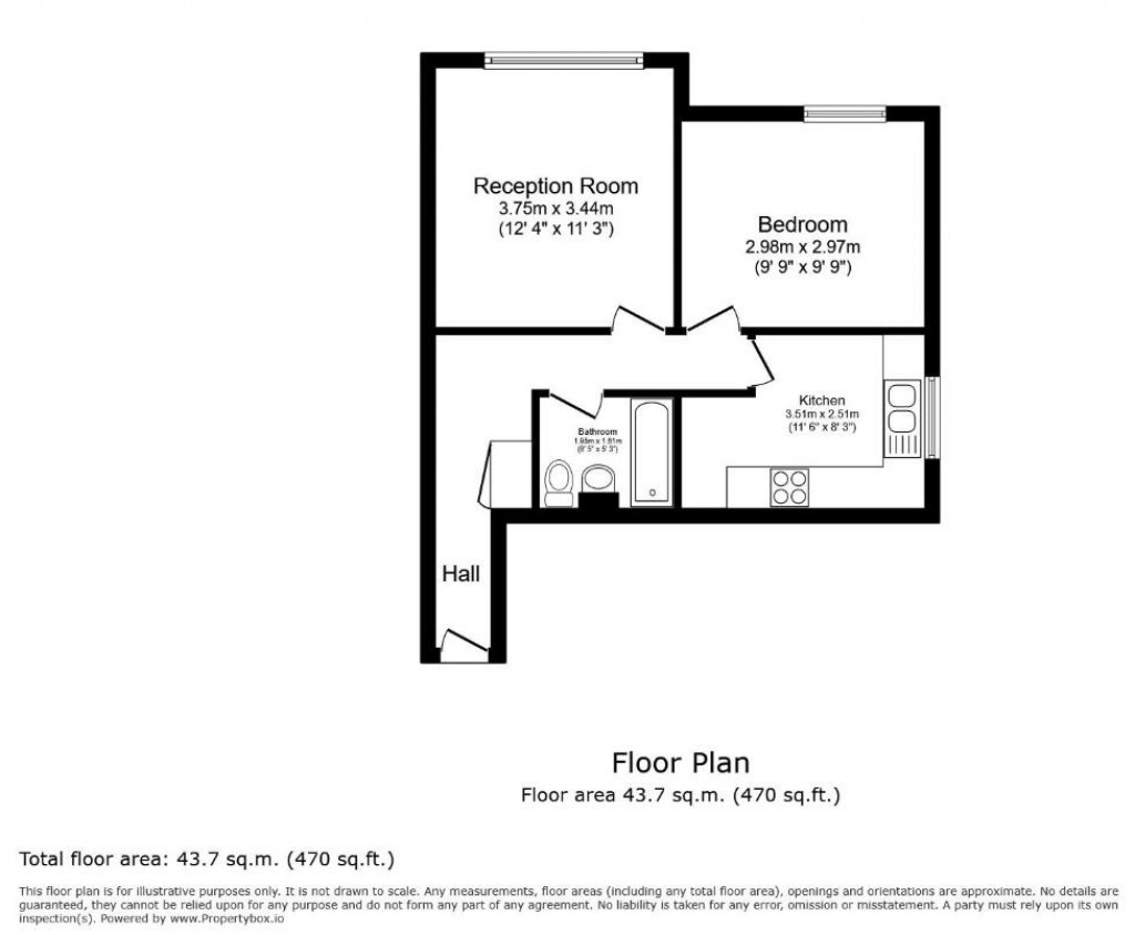Floorplans For Enton Place, Vine Place, Hounslow, TW3