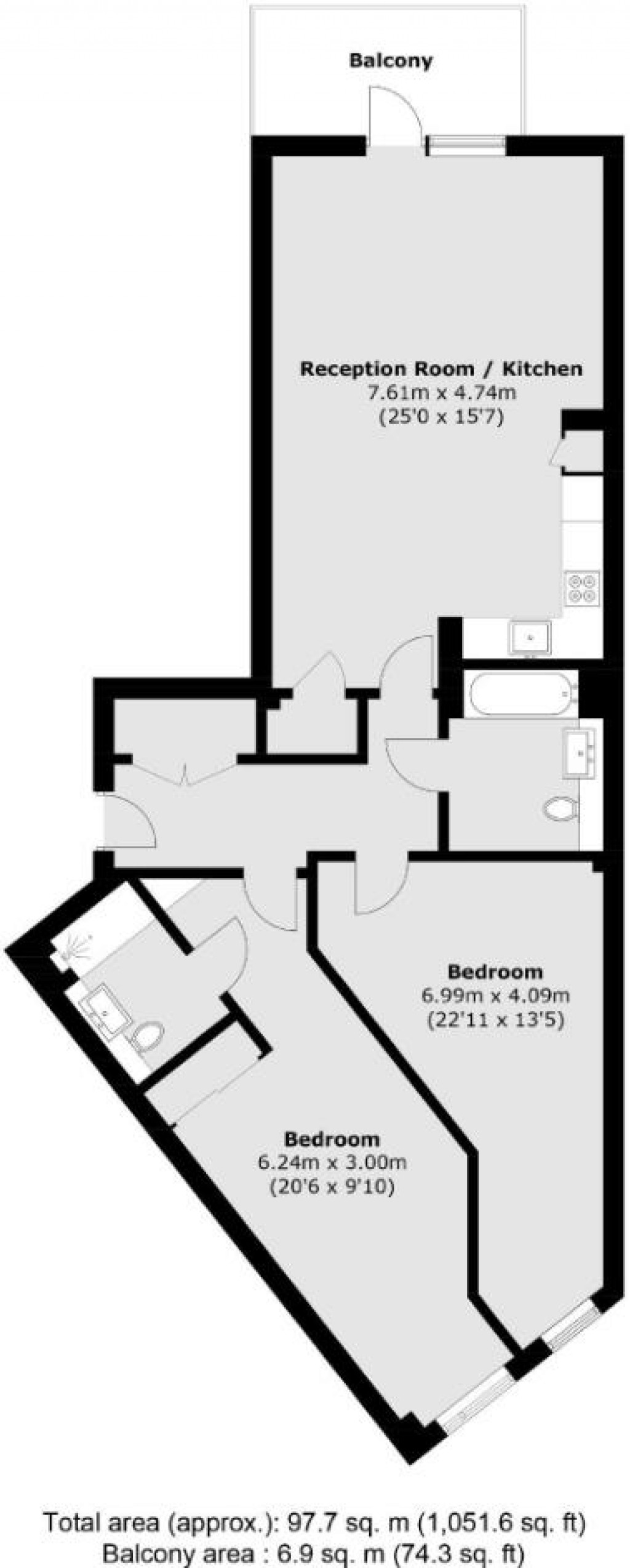 Floorplans For Butleigh House, Healum Avenue, Southall, UB2