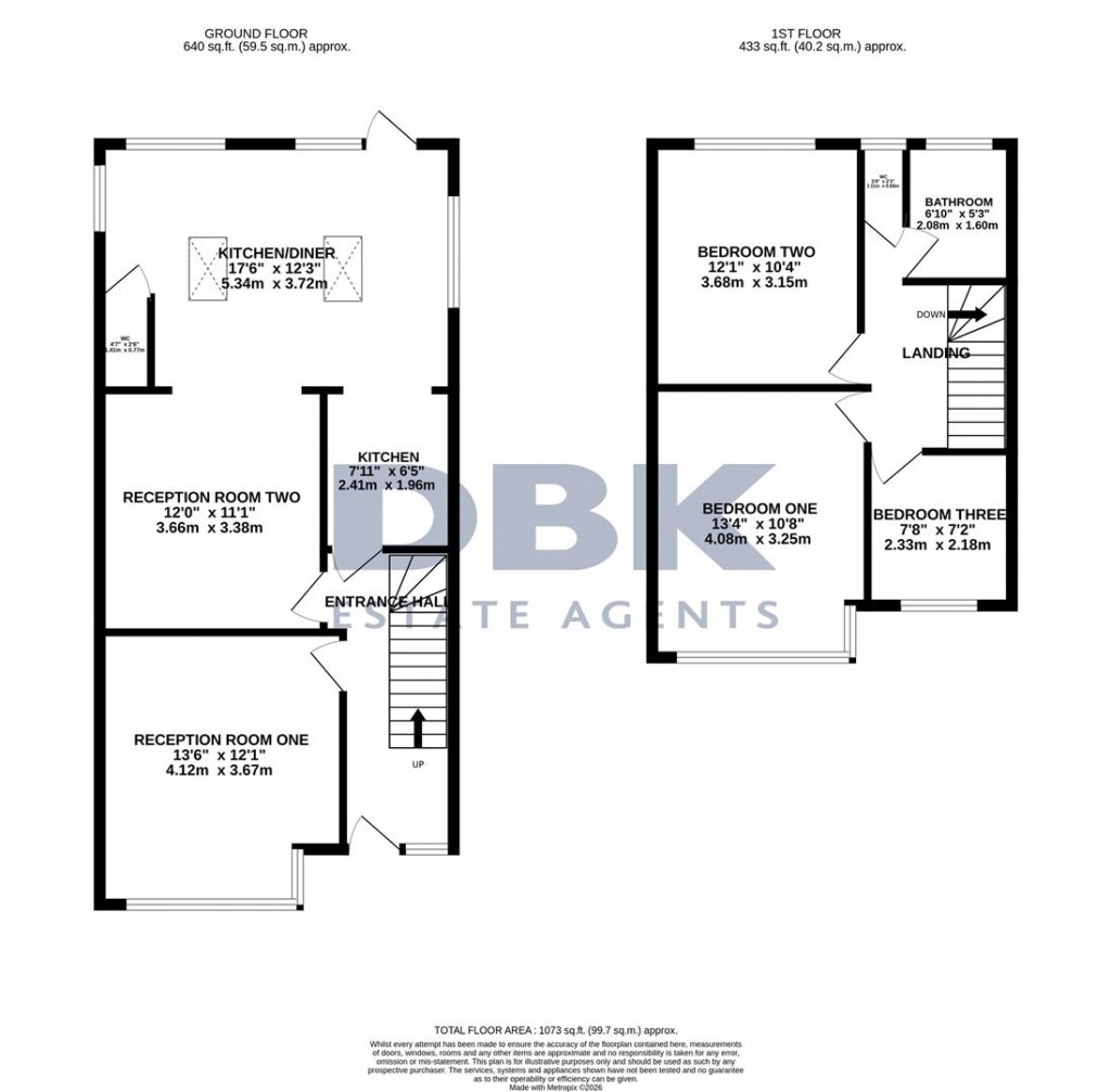 Floorplans For Stratford Road, Southall, UB2