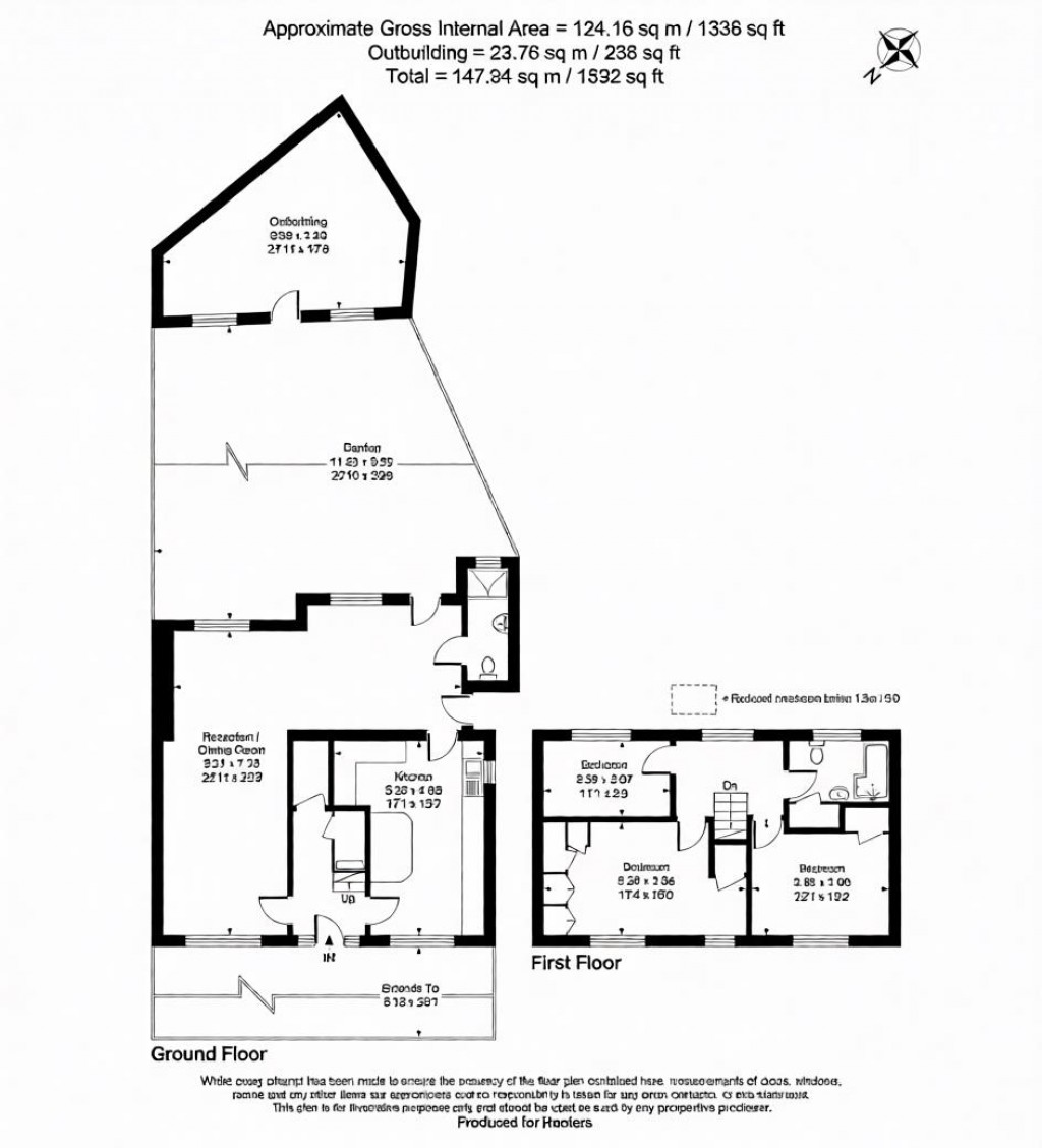 Floorplans For Prestwick Close, Norwood Green, UB2