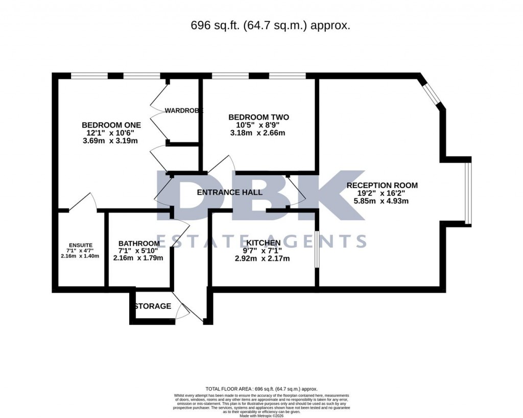 Floorplans For Dominion Close, Hounslow, TW3