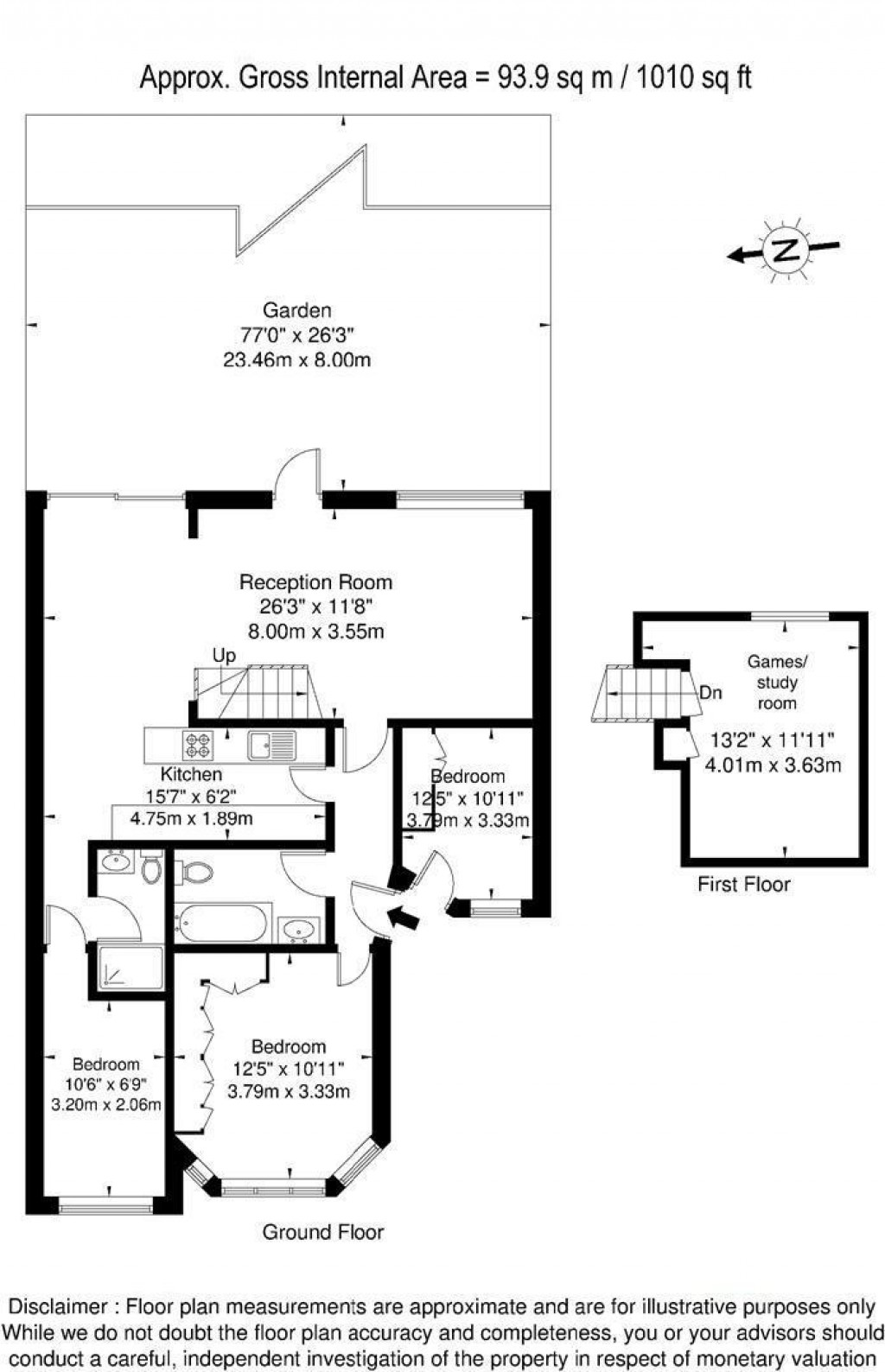 Floorplans For Allenby Road, Southall, UB1