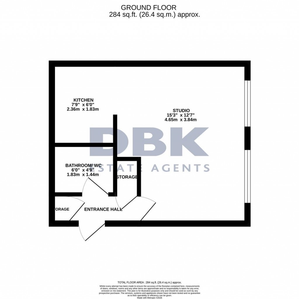 Floorplans For Deerhurst Close, Feltham, TW13