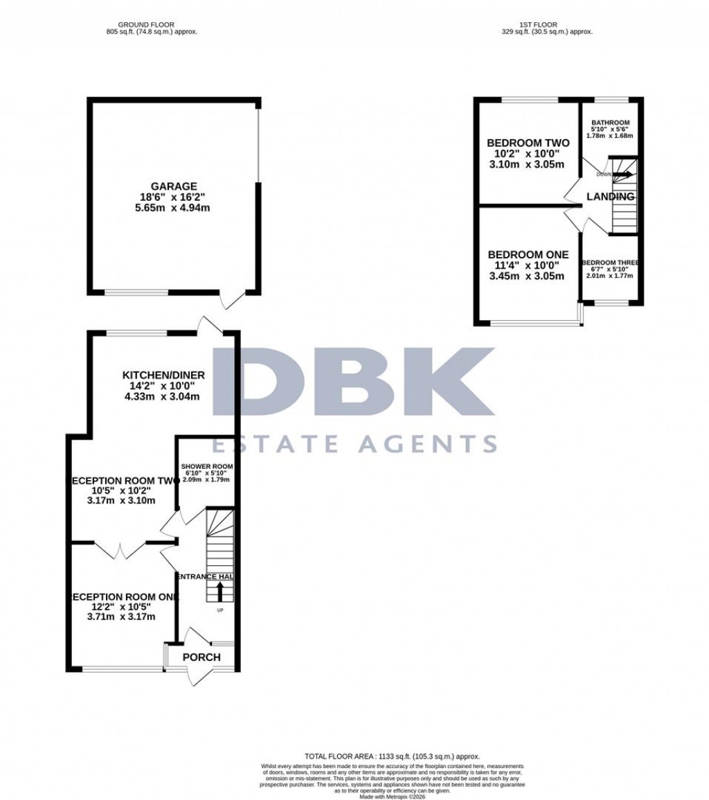 Floorplans For Marlborough Road, Southall, UB2