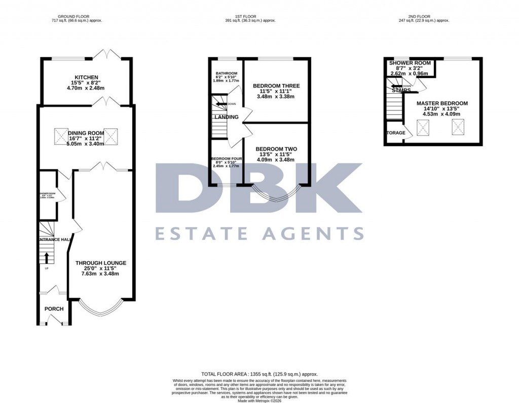 Floorplans For Fern Lane, Heston, TW5