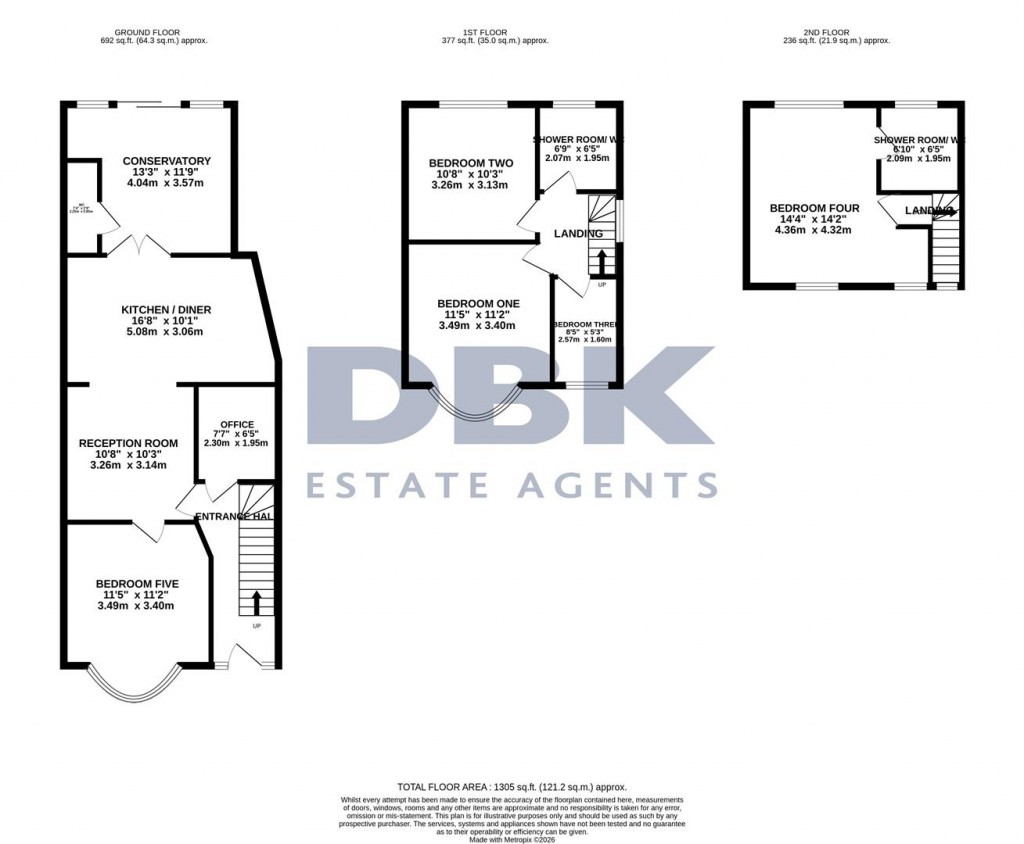 Floorplans For Durham Avenue, Heston, TW5