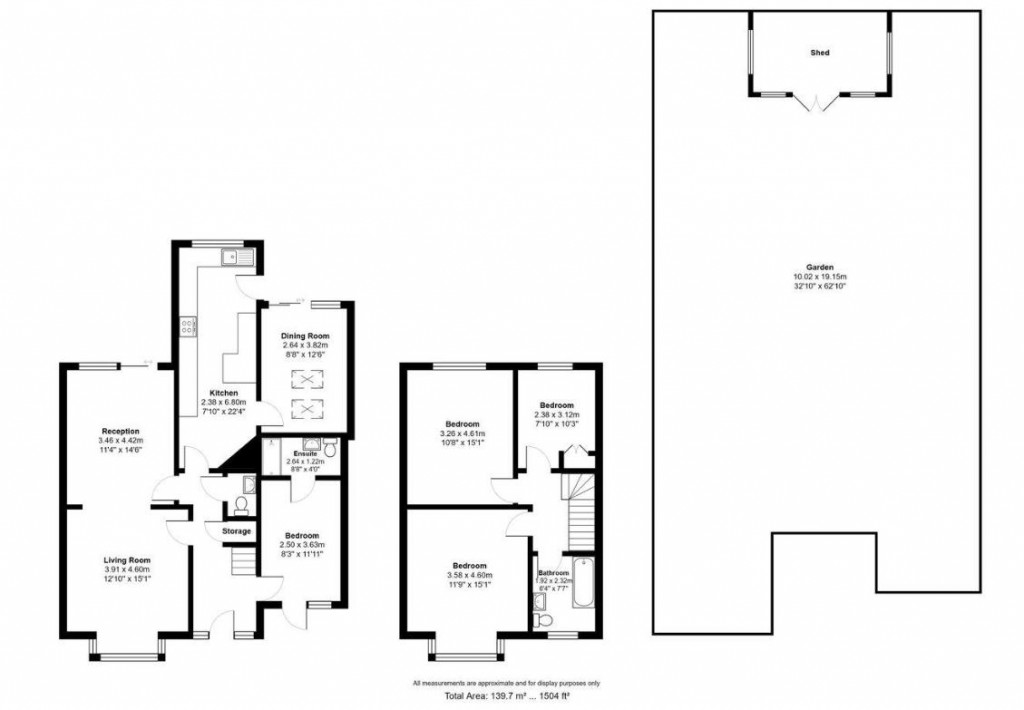 Floorplans For Alderney Avenue, Heston/ Osterley, TW5
