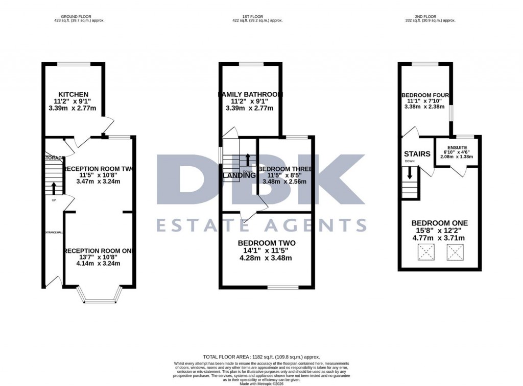 Floorplans For Upton Road, Hounslow, TW3