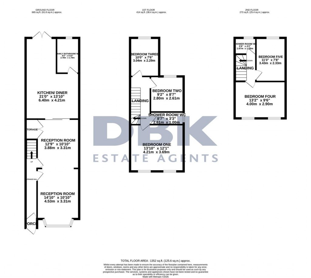 Floorplans For Kingston Road, Southall, UB2