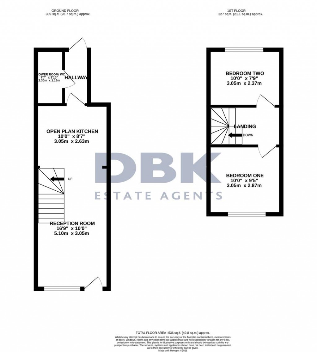 Floorplans For Crosslands Avenue, Southall, UB2