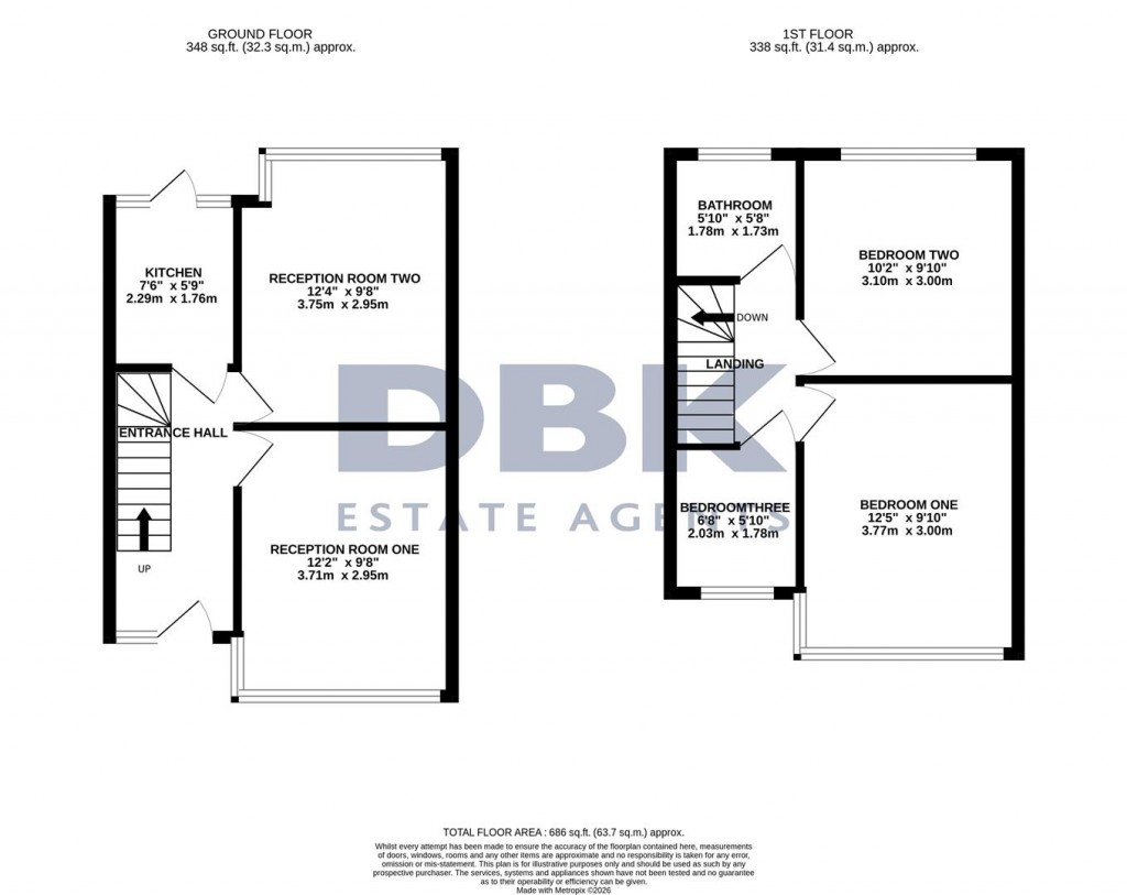 Floorplans For Penbury Road, Norwood Green, UB2