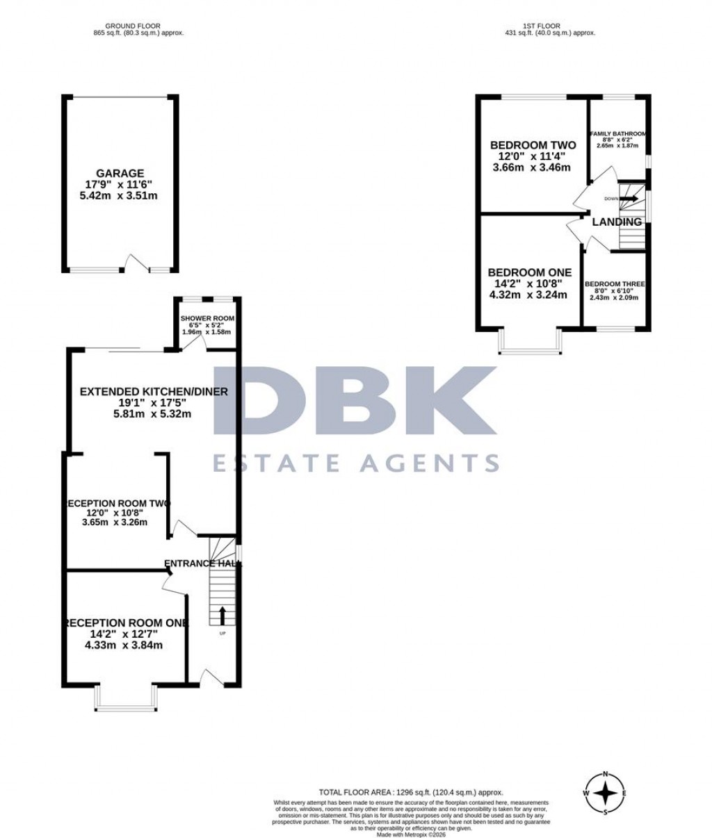 Floorplans For Hinton Avenue, Hounslow, TW4