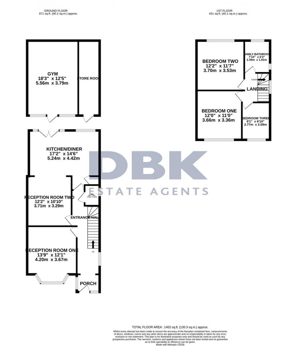 Floorplans For West Way, Heston, TW5