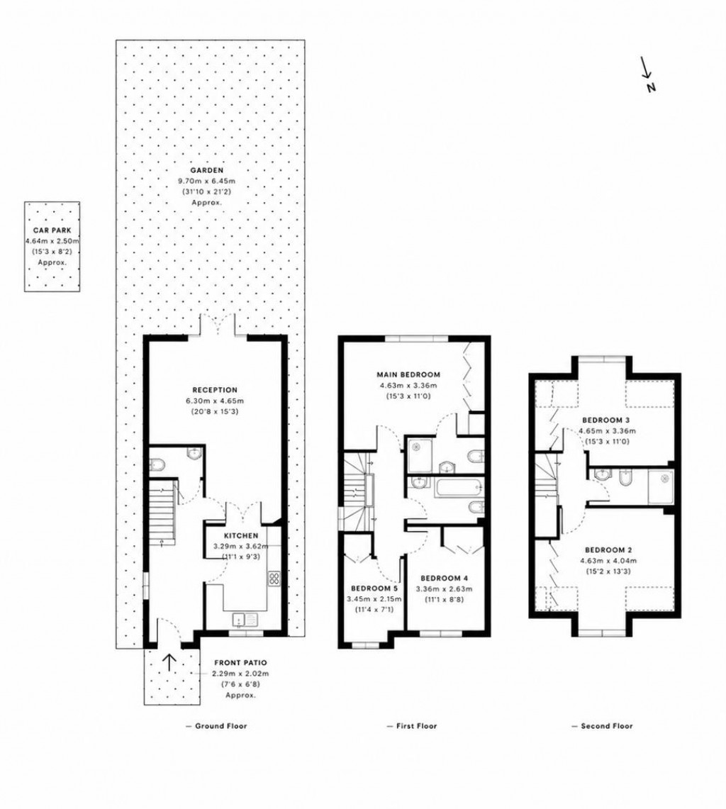 Floorplans For Kavan Gardens, Cranford, TW5