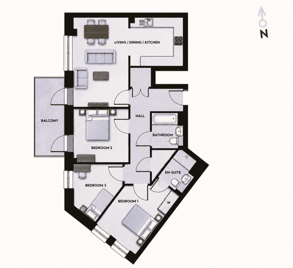 Floorplans For Samuelson House, Merrick Road, Southall, UB2