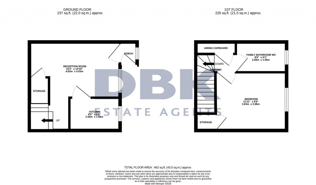 Floorplans For Hawthorn Close, Hounslow, TW5