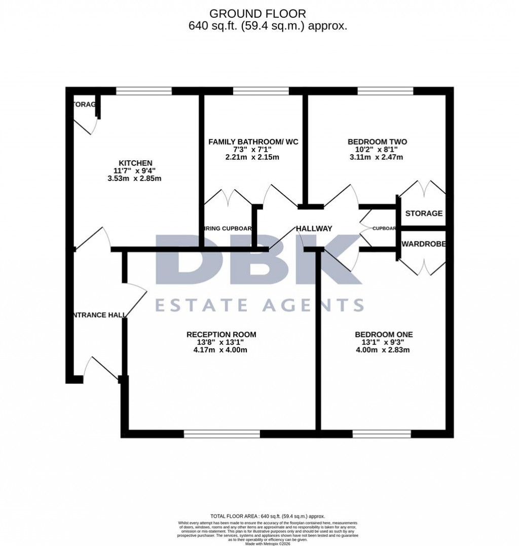 Floorplans For Sefton Court, Jersey Road, Hounslow, TW3