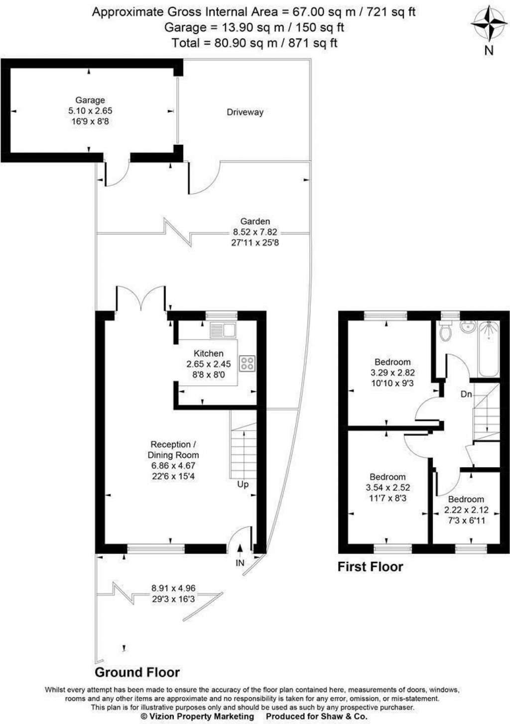 Floorplans For Burket Close, Norwood Green, UB2