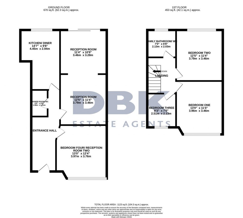 Floorplans For Crosslands, Southall, UB2