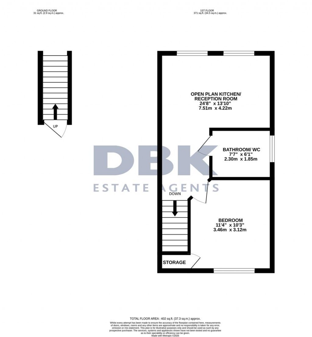 Floorplans For Clark Way, Hounslow, TW5