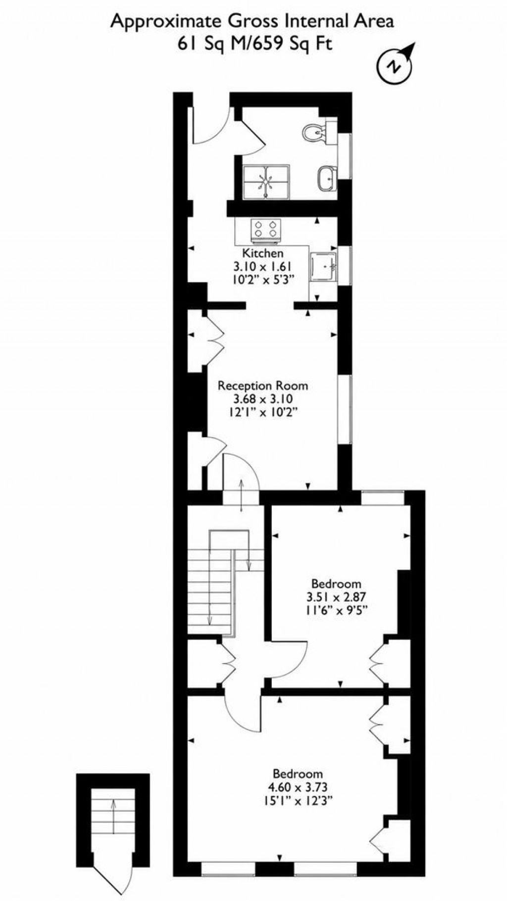 Floorplans For Cecil Road, Hounslow, TW3