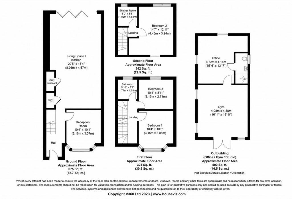Floorplans For Ellington Road, Feltham, TW13