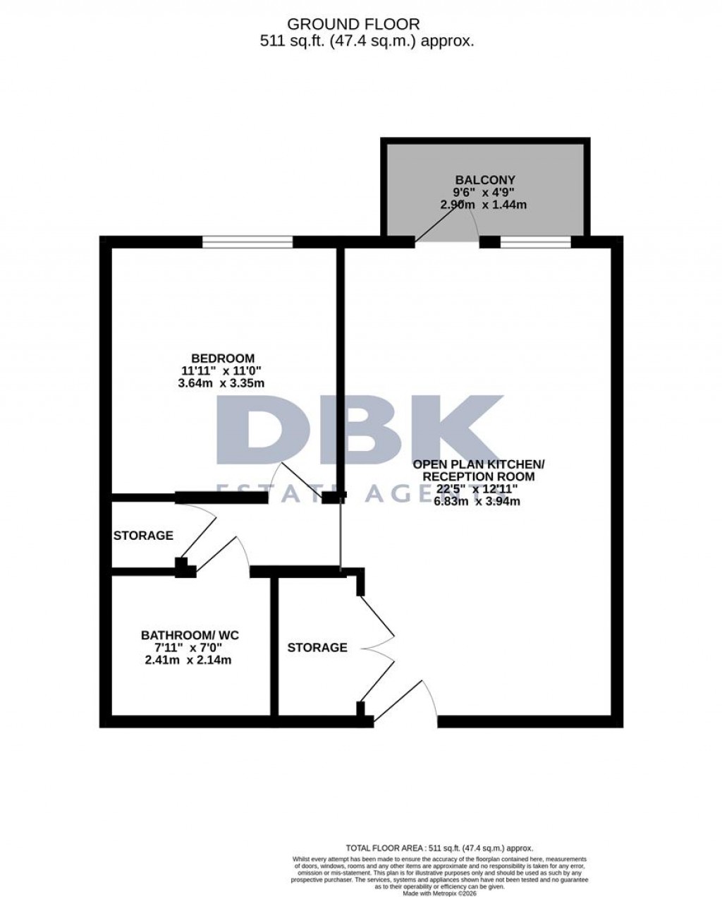 Floorplans For New Road, Feltham, TW14